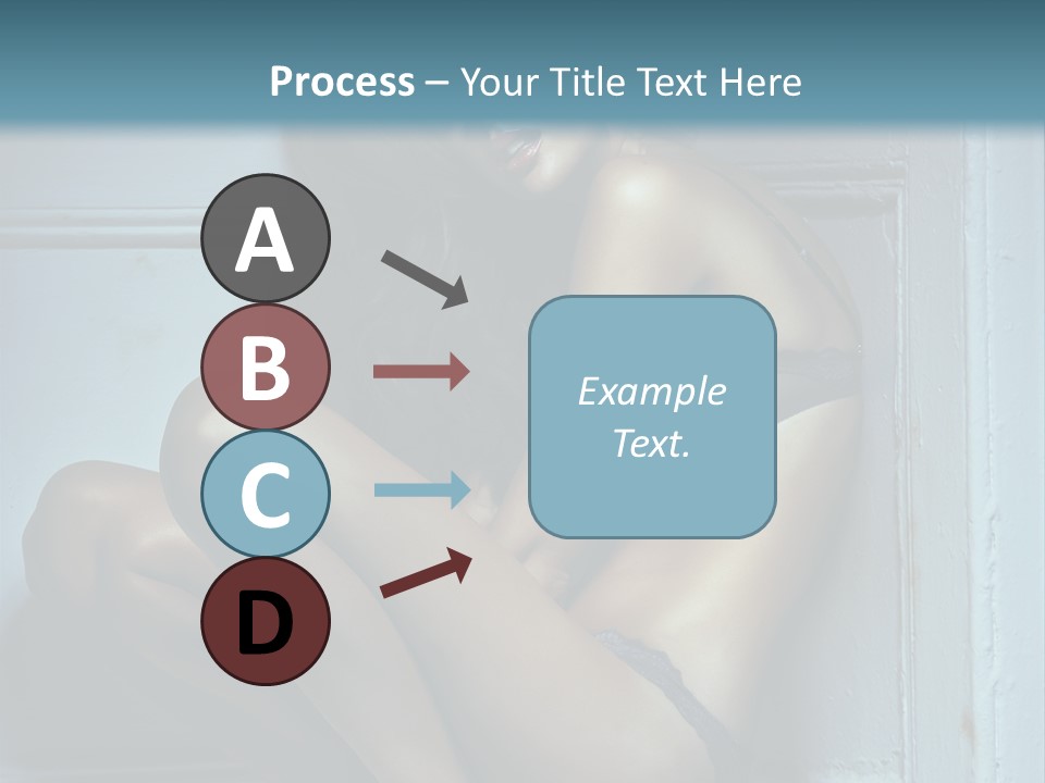 Female Attractive Hairstyle PowerPoint Template