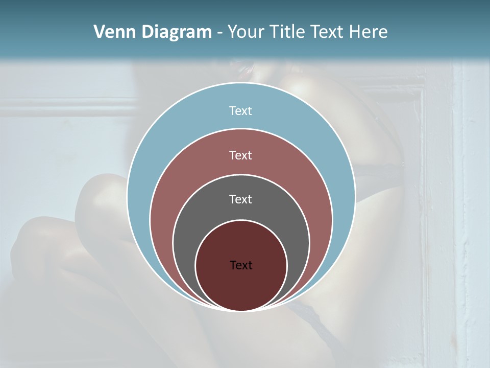Female Attractive Hairstyle PowerPoint Template