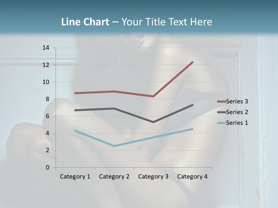 Female Attractive Hairstyle PowerPoint Template