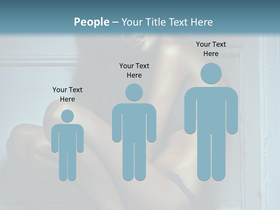 Female Attractive Hairstyle PowerPoint Template