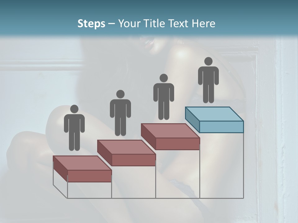 Female Attractive Hairstyle PowerPoint Template