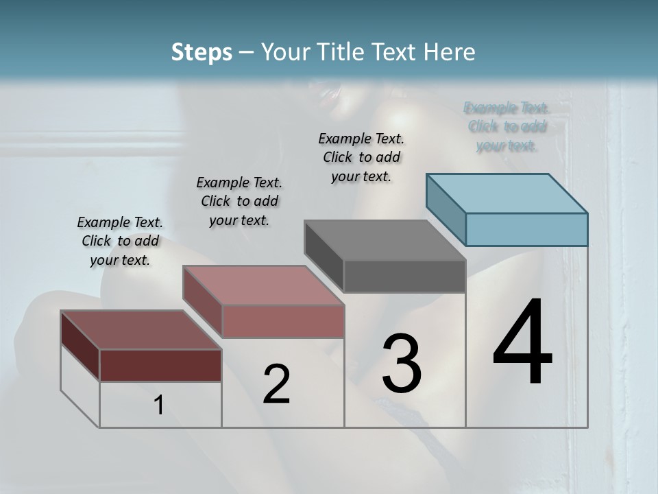 Female Attractive Hairstyle PowerPoint Template