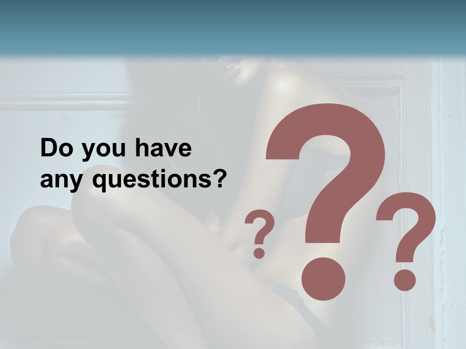 Female Attractive Hairstyle PowerPoint Template