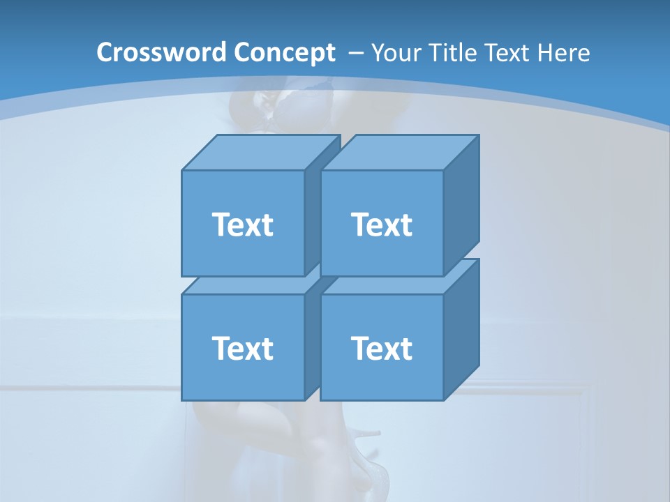 Evening Fit Underwear PowerPoint Template