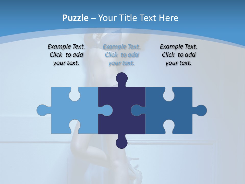 Evening Fit Underwear PowerPoint Template