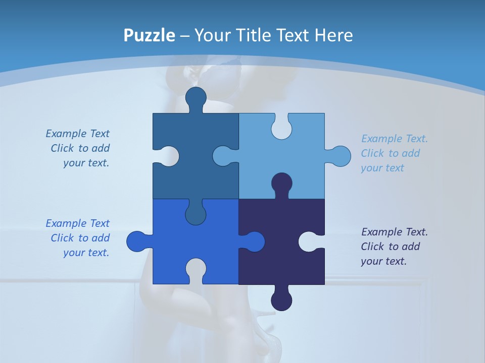 Evening Fit Underwear PowerPoint Template