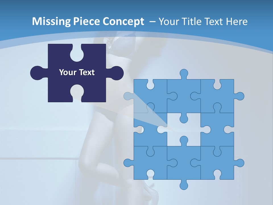 Evening Fit Underwear PowerPoint Template