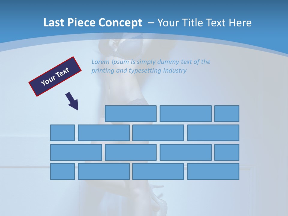 Evening Fit Underwear PowerPoint Template