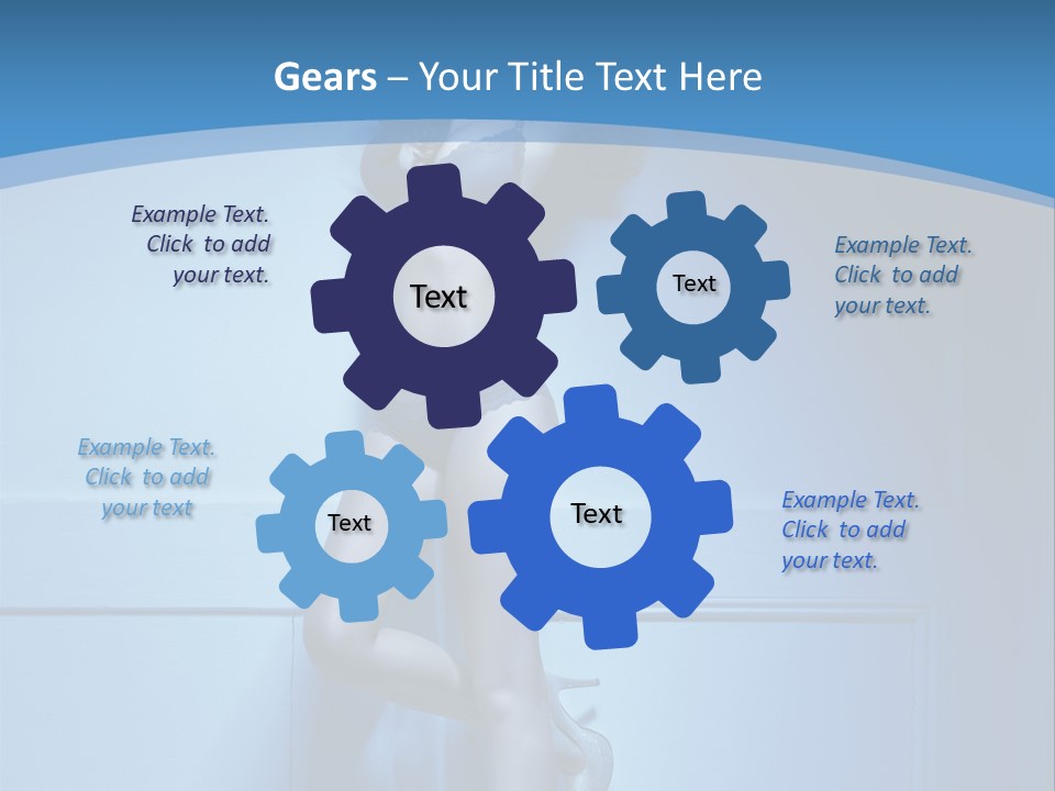 Evening Fit Underwear PowerPoint Template