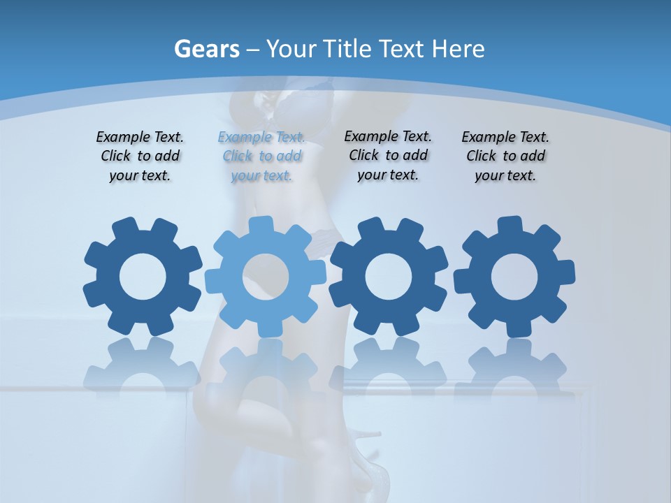 Evening Fit Underwear PowerPoint Template