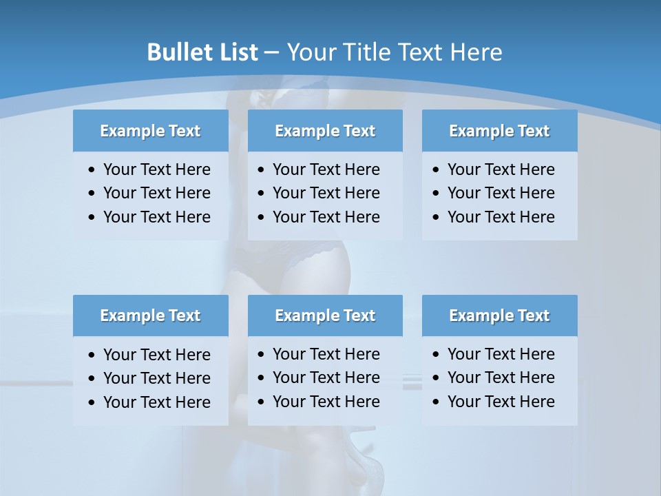 Evening Fit Underwear PowerPoint Template