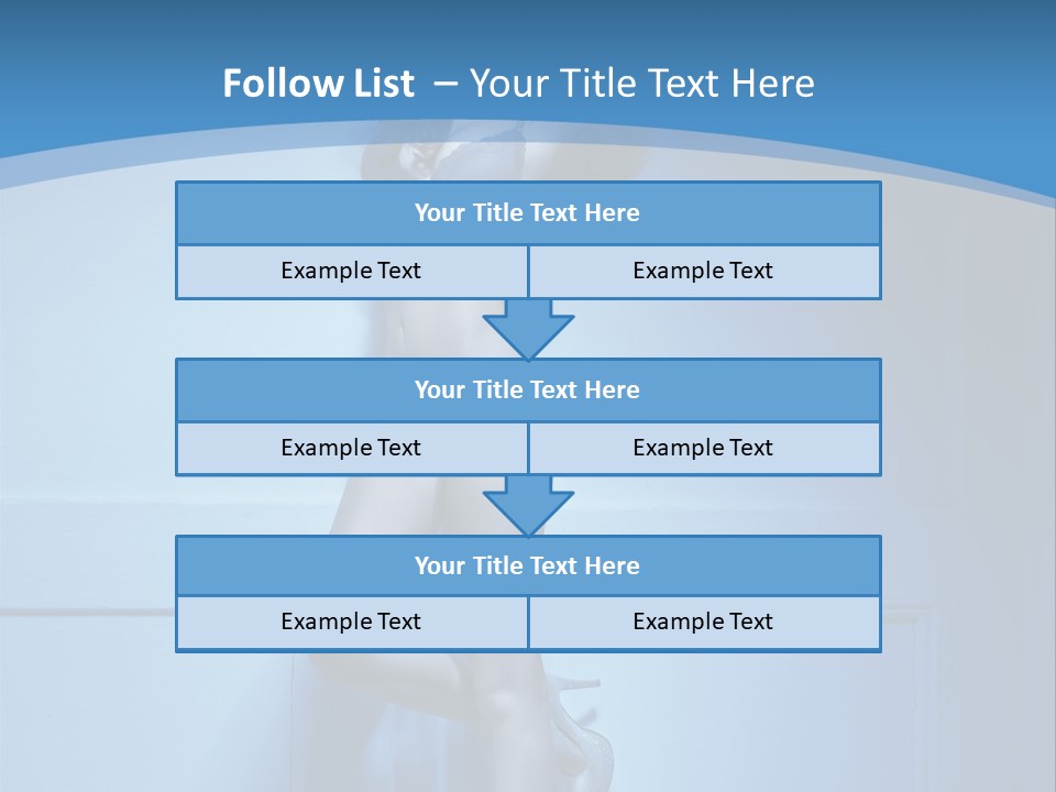 Evening Fit Underwear PowerPoint Template