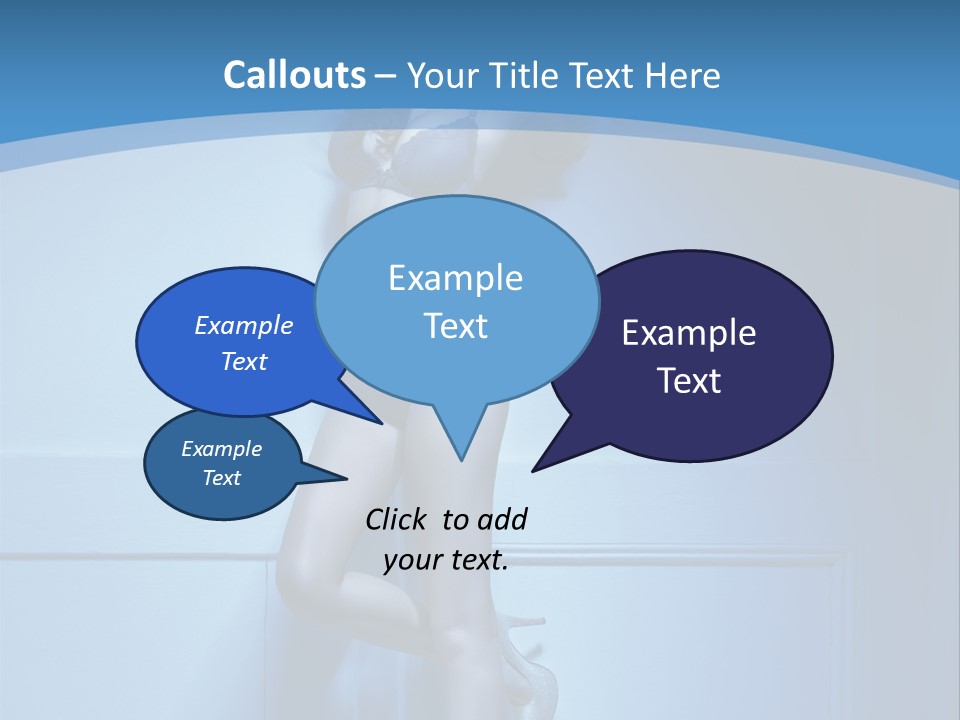 Evening Fit Underwear PowerPoint Template