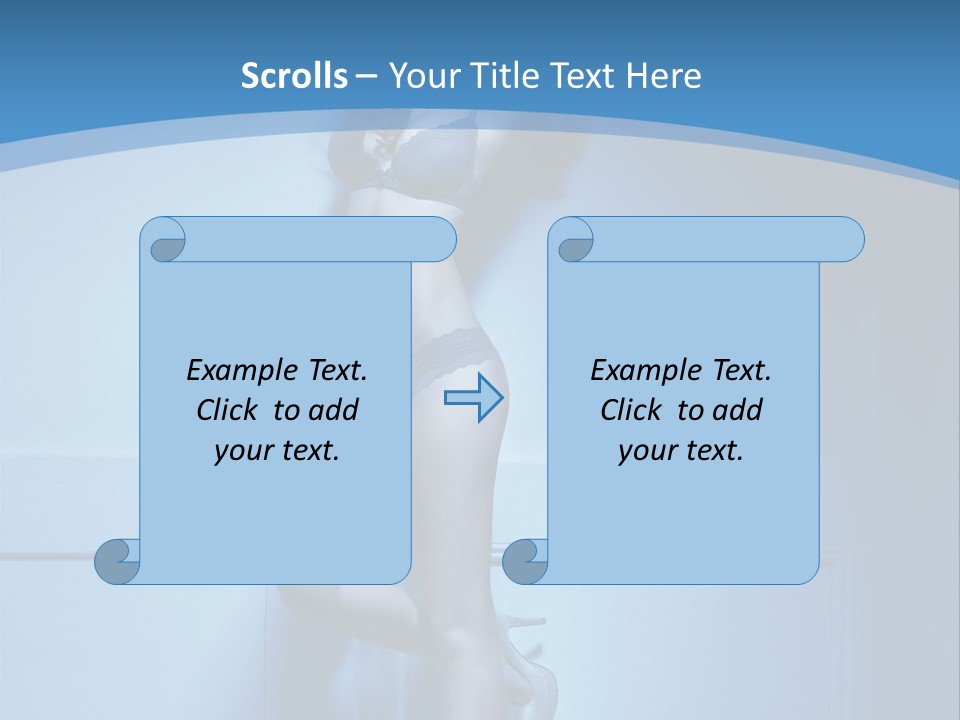 Evening Fit Underwear PowerPoint Template