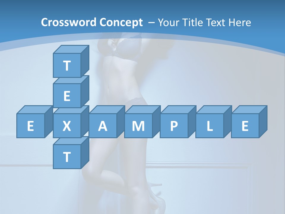 Evening Fit Underwear PowerPoint Template