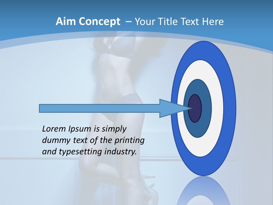 Evening Fit Underwear PowerPoint Template