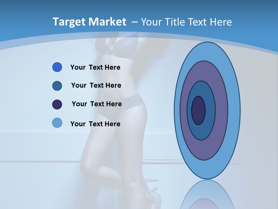 Evening Fit Underwear PowerPoint Template