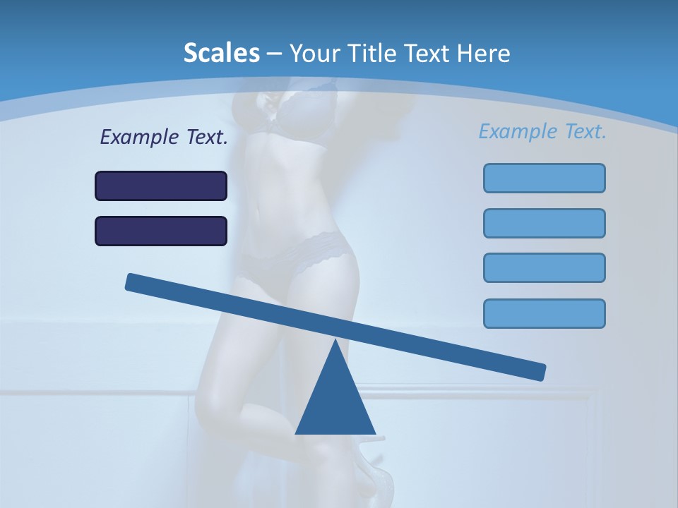 Evening Fit Underwear PowerPoint Template