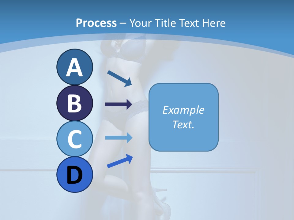 Evening Fit Underwear PowerPoint Template