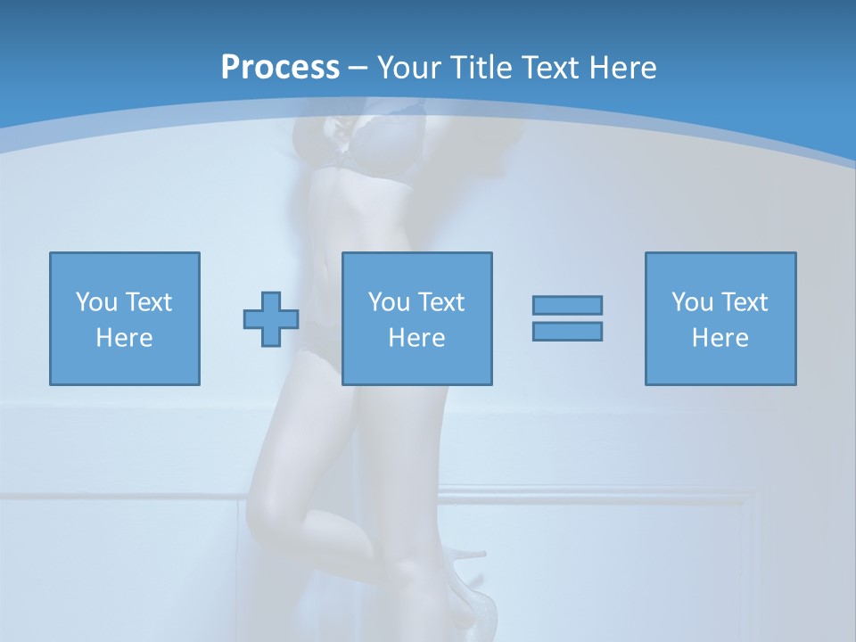 Evening Fit Underwear PowerPoint Template