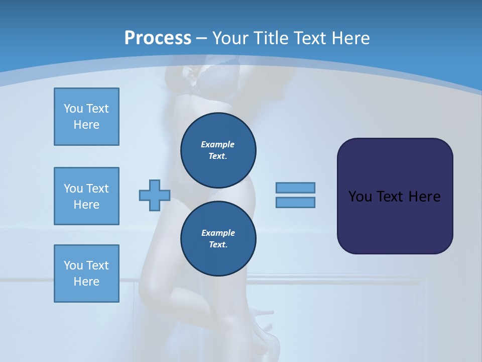 Evening Fit Underwear PowerPoint Template