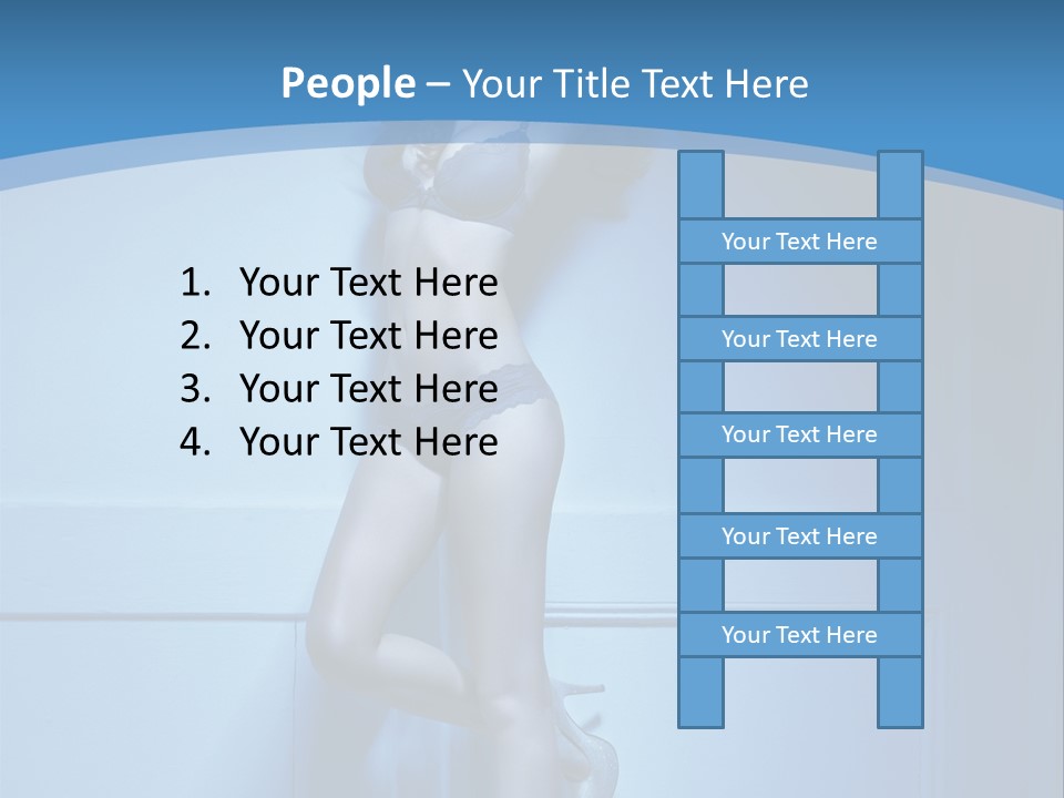 Evening Fit Underwear PowerPoint Template