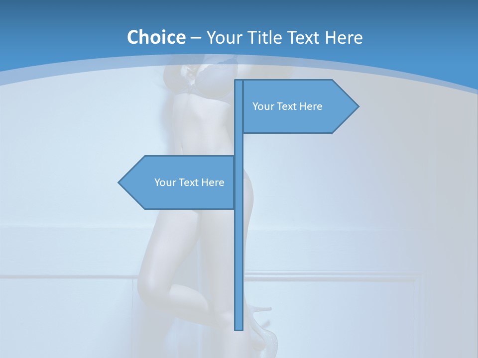 Evening Fit Underwear PowerPoint Template