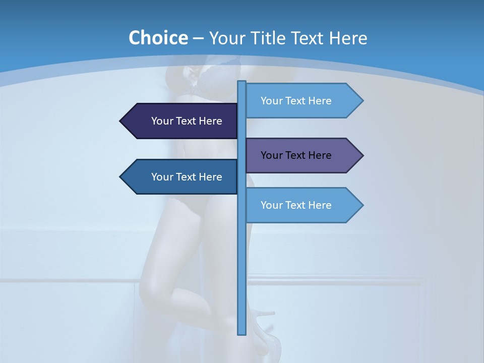 Evening Fit Underwear PowerPoint Template