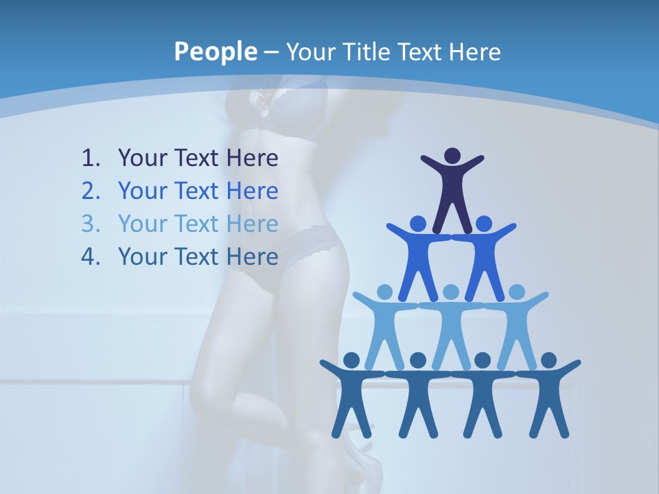 Evening Fit Underwear PowerPoint Template