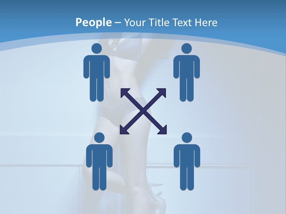 Evening Fit Underwear PowerPoint Template