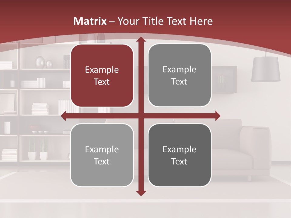Room Brown Lifestyle PowerPoint Template
