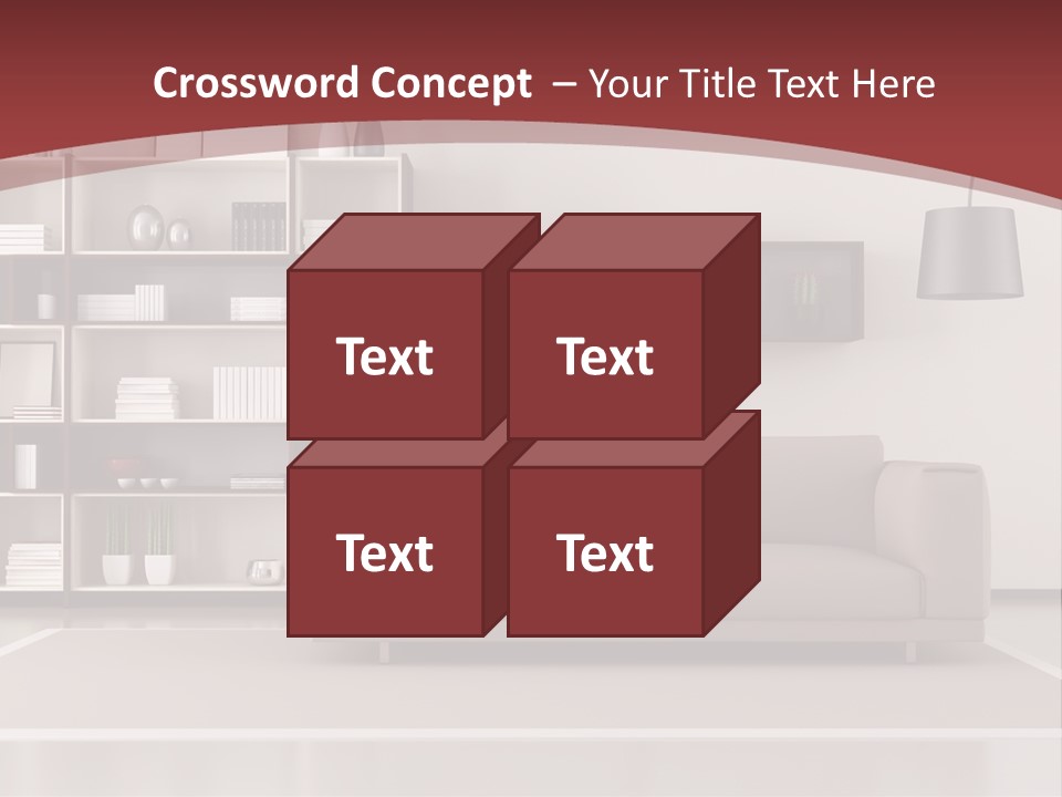 Room Brown Lifestyle PowerPoint Template