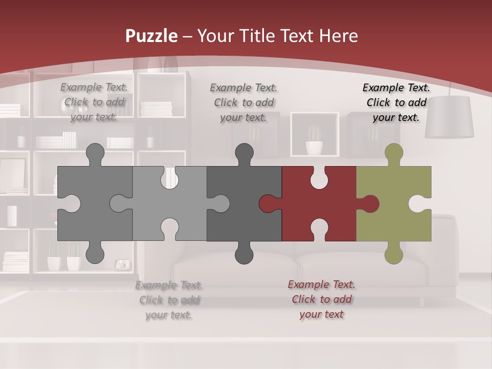 Room Brown Lifestyle PowerPoint Template