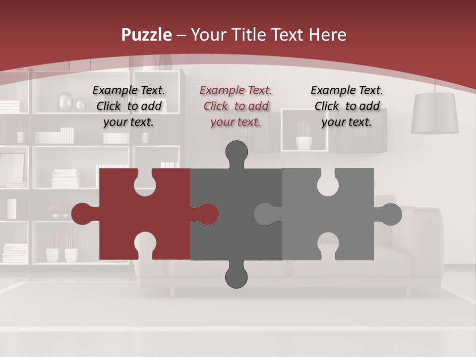 Room Brown Lifestyle PowerPoint Template