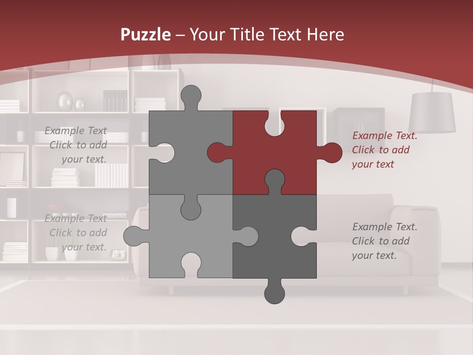 Room Brown Lifestyle PowerPoint Template