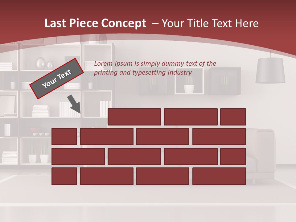 Room Brown Lifestyle PowerPoint Template