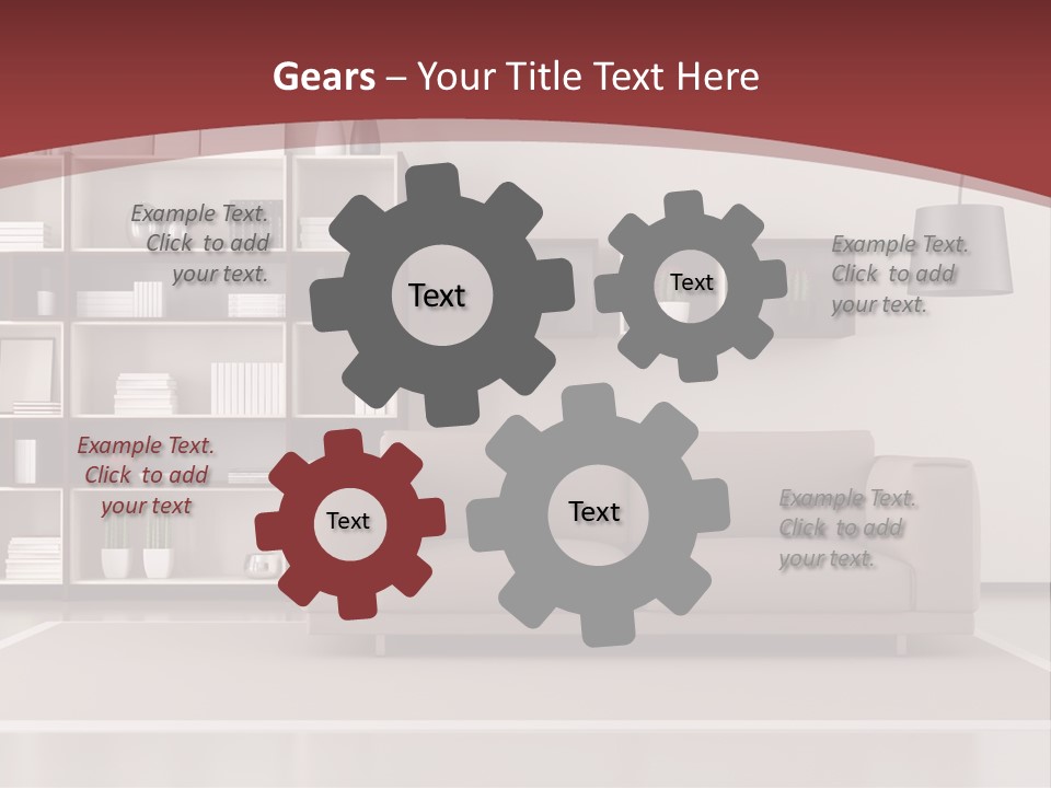 Room Brown Lifestyle PowerPoint Template