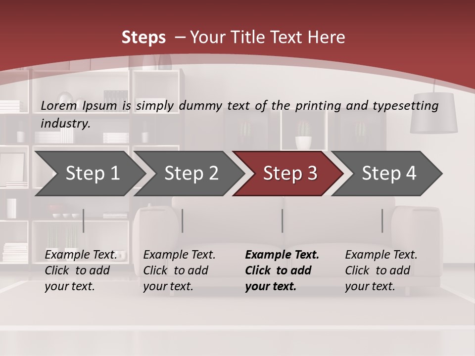 Room Brown Lifestyle PowerPoint Template