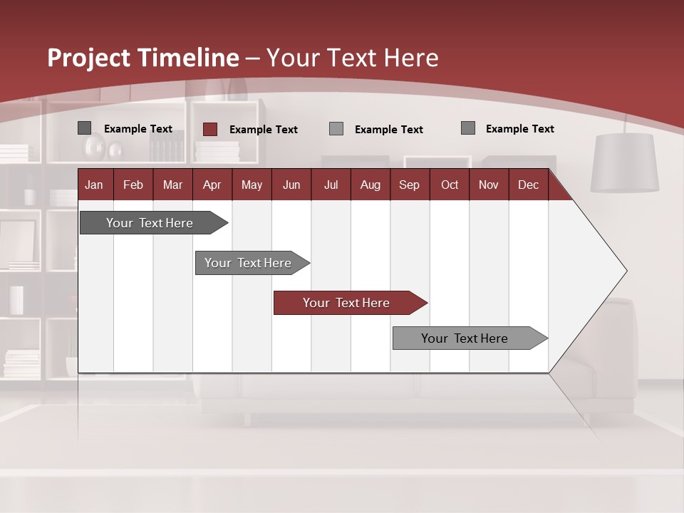Room Brown Lifestyle PowerPoint Template