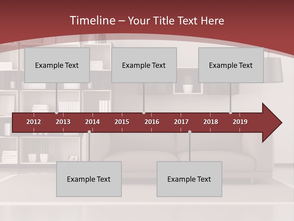 Room Brown Lifestyle PowerPoint Template