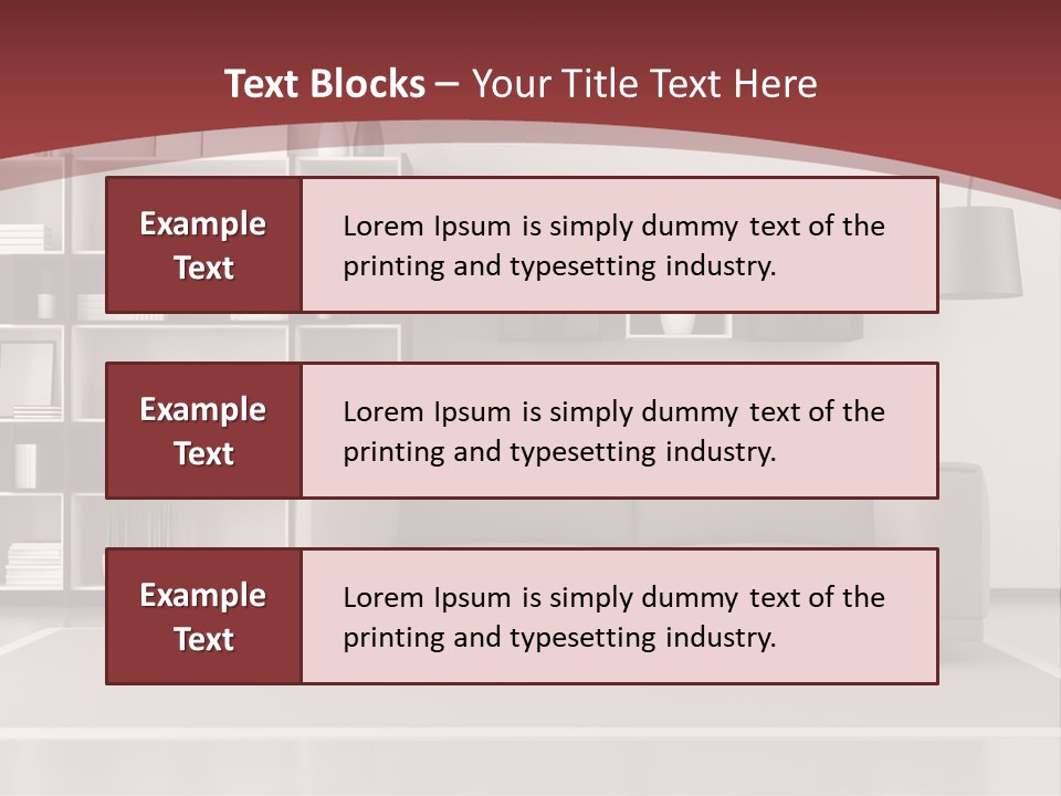 Room Brown Lifestyle PowerPoint Template