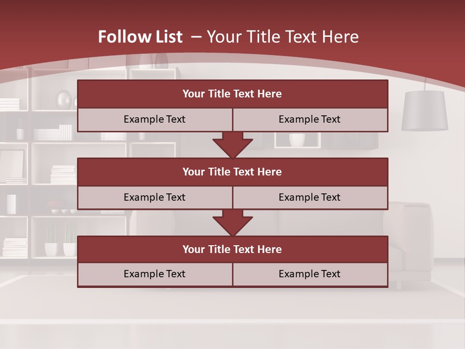Room Brown Lifestyle PowerPoint Template