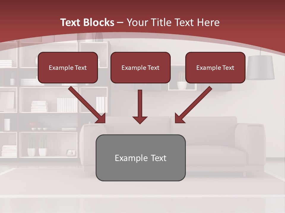 Room Brown Lifestyle PowerPoint Template