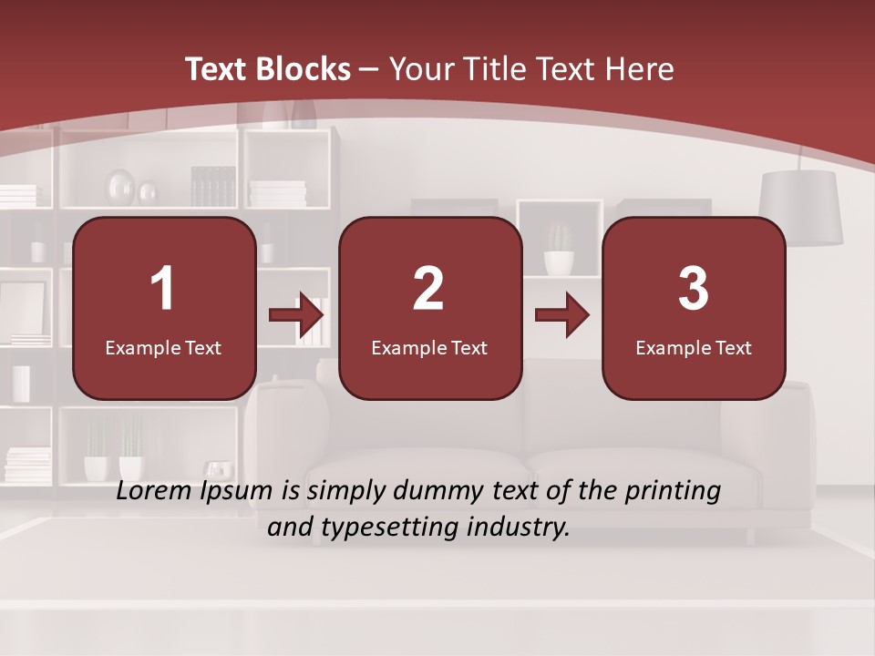 Room Brown Lifestyle PowerPoint Template