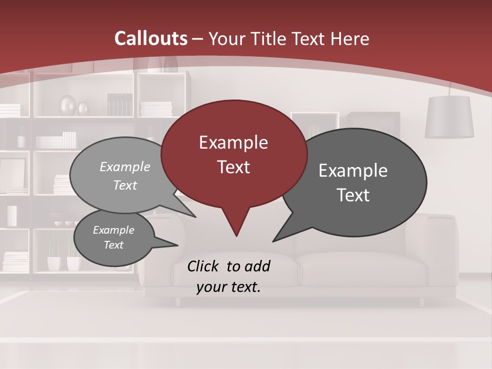 Room Brown Lifestyle PowerPoint Template