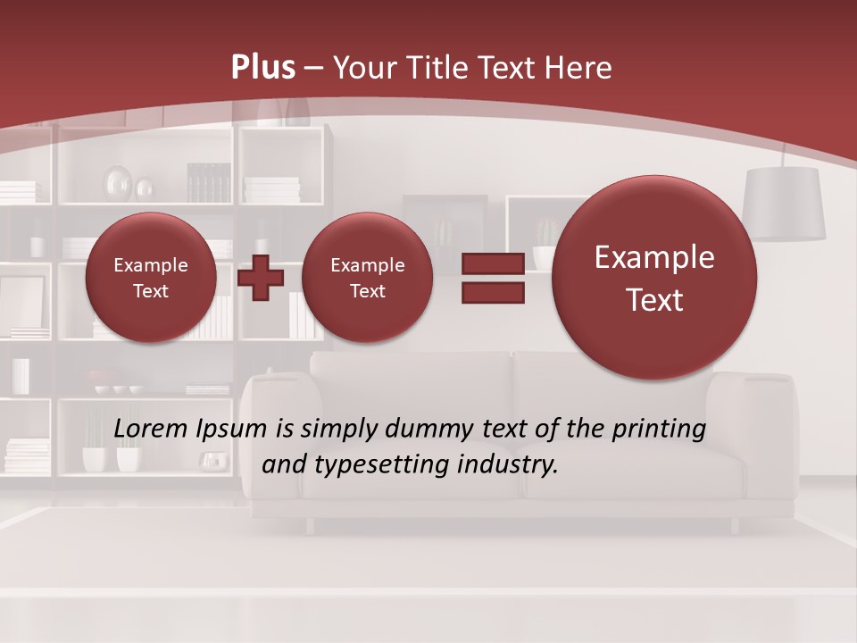 Room Brown Lifestyle PowerPoint Template