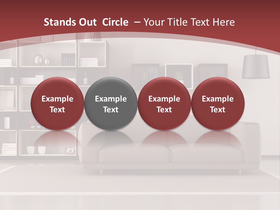 Room Brown Lifestyle PowerPoint Template