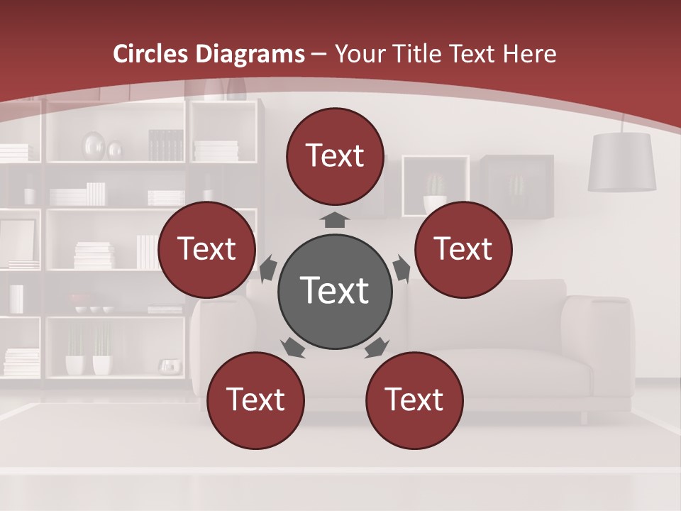 Room Brown Lifestyle PowerPoint Template