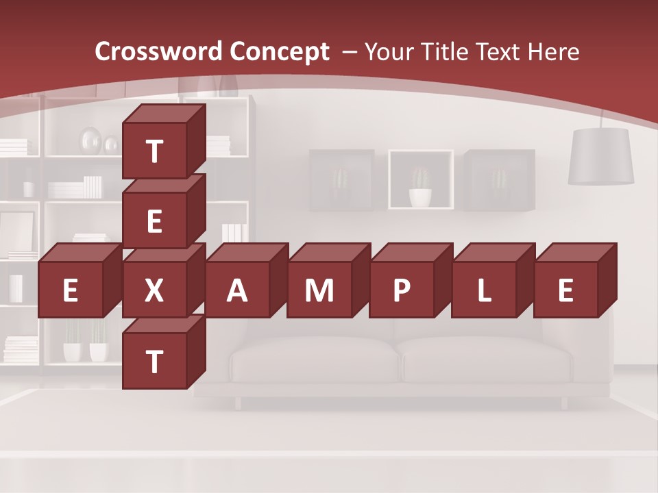 Room Brown Lifestyle PowerPoint Template