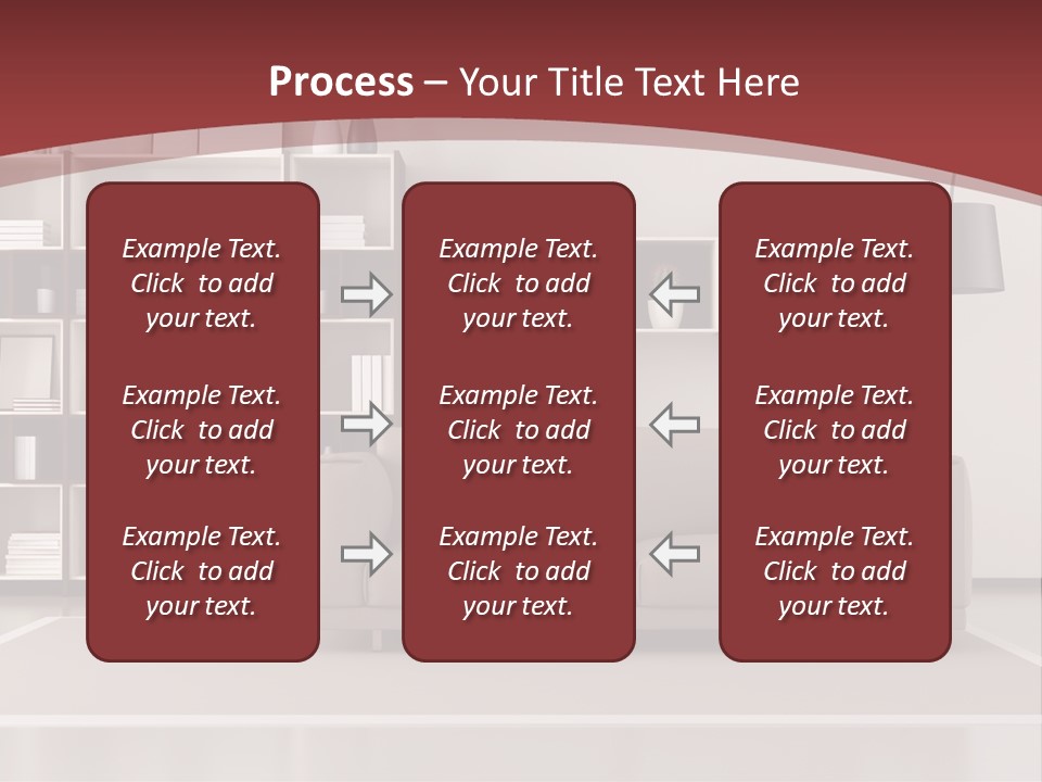 Room Brown Lifestyle PowerPoint Template